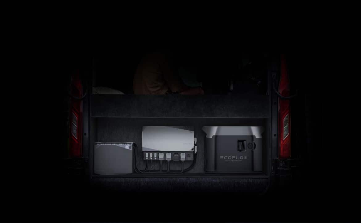 The new EcoFlow Power Kits allow RVs to power everything on battery power.