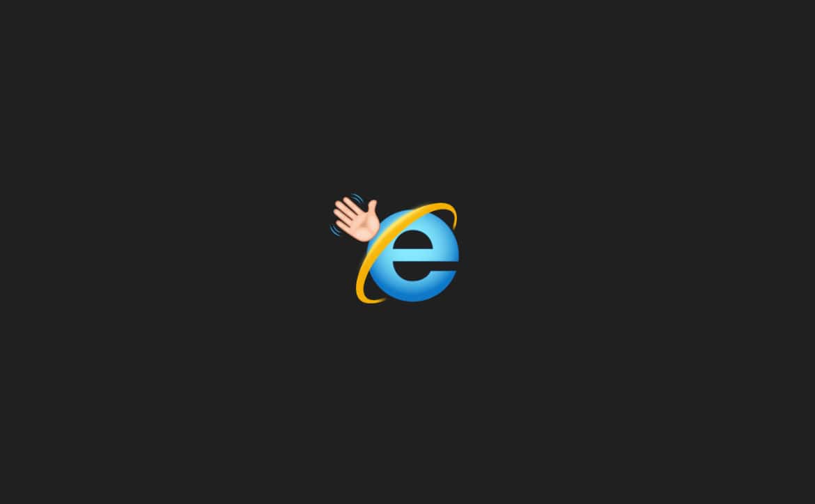 Waktu berlalu cepat;  sekian lama, Internet Explorer