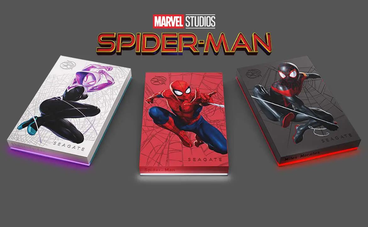 Spider-Man Seagate Special Edition external hard drives