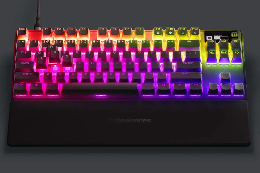 The new SteelSeries Apex Pro TKL gaming keyboard