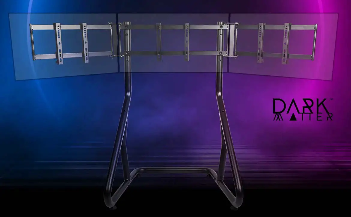 The Dark Matter GT Triple Monitor Racing Mount Stand