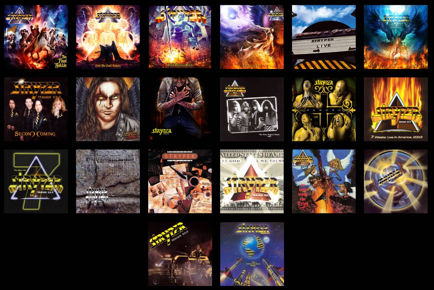 Stryper The Final Battle and All Albums min