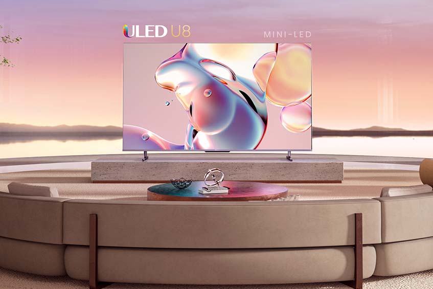 The Hisense ULED U8K Series television