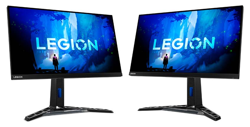 The 27-inch Lenovo Legion Y27qf-30 and Lenovo Legion Y27f-30 gaming monitors