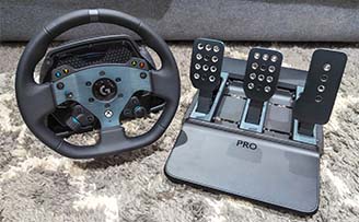 The Logitech G PRO Racing Wheel and Pedals
