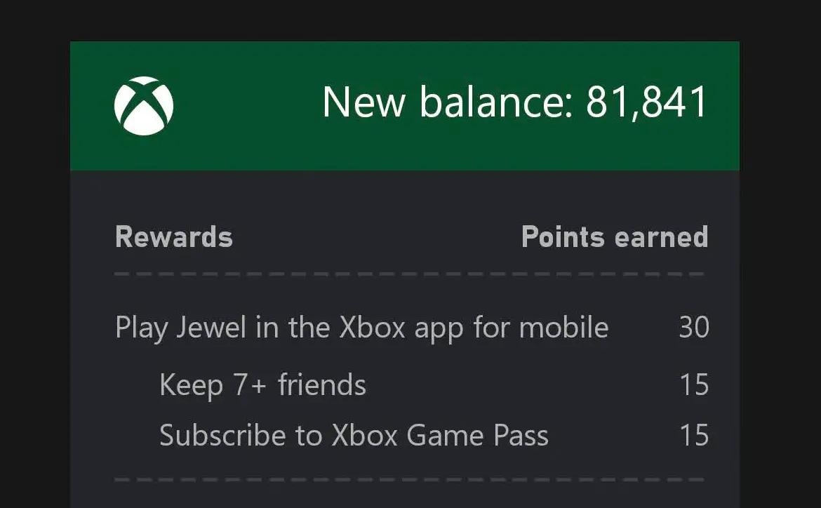 Microsoft Rewards points