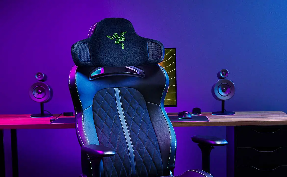 Razer's Project Carol surround sound and haptic head cushion for gaming chairs