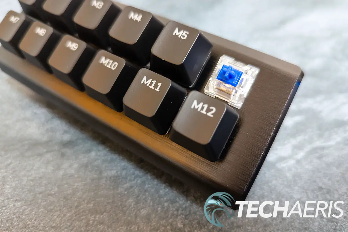 The MOUNTAIN Cherry-MX style switches on the MacroPad