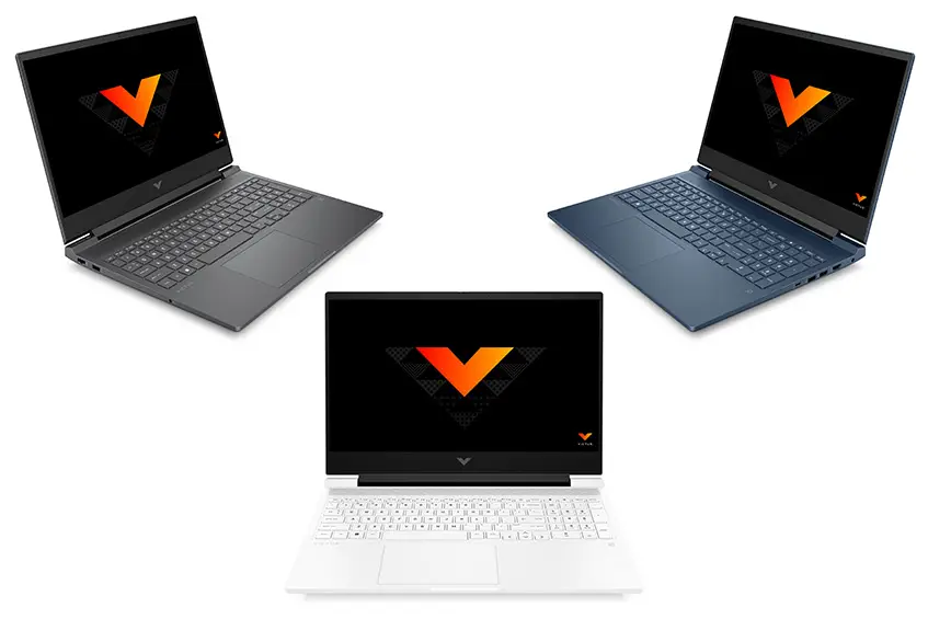 The Victus 16 gaming laptop for mainstream gamers will be available in mica silver, performance blue, and ceramic white