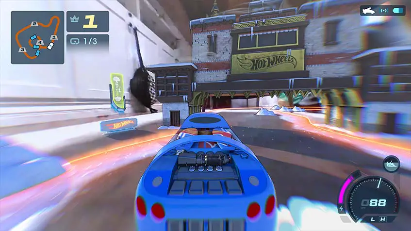 Gameplay screenshot from Hot Wheels: Rift Rally