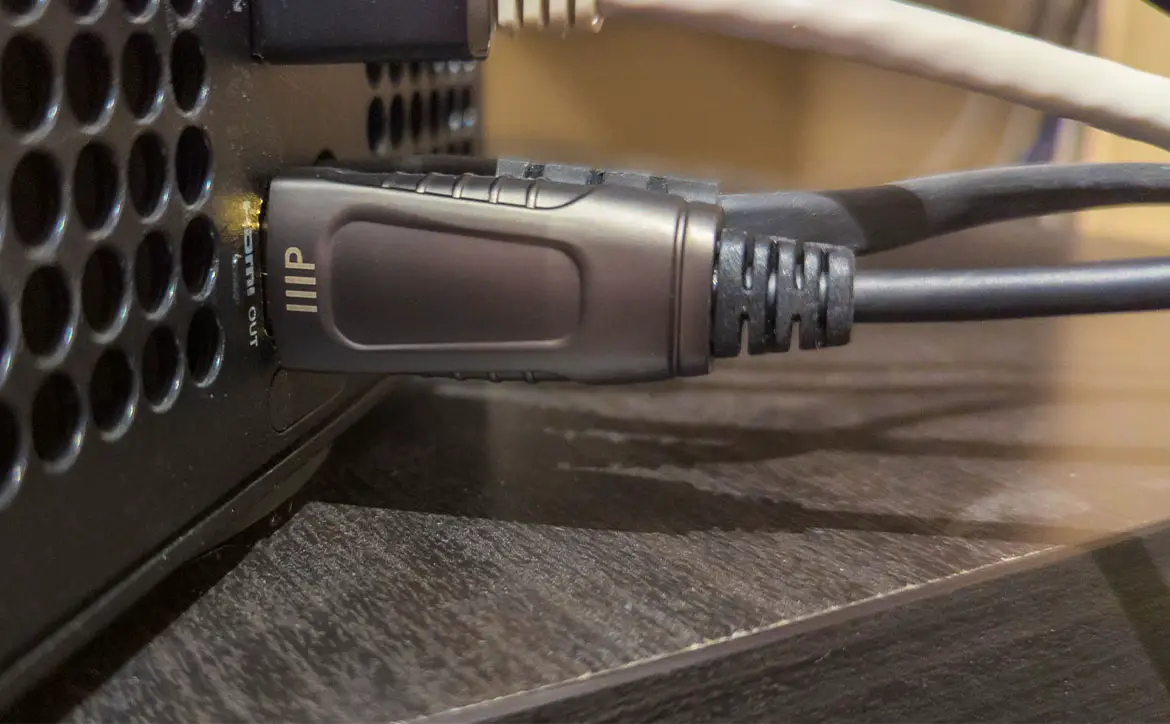 The Monoprice SlimRun AV 8K Certified Ultra High-Speed Active HDMI Cable