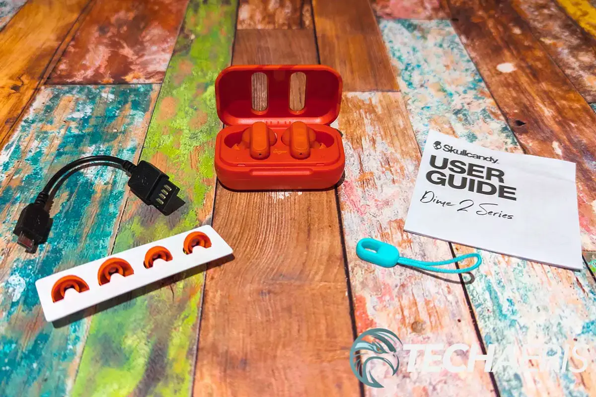 What's included with the limited edition Skullcandy x Doritos Dime 2 True Wireless Earbuds