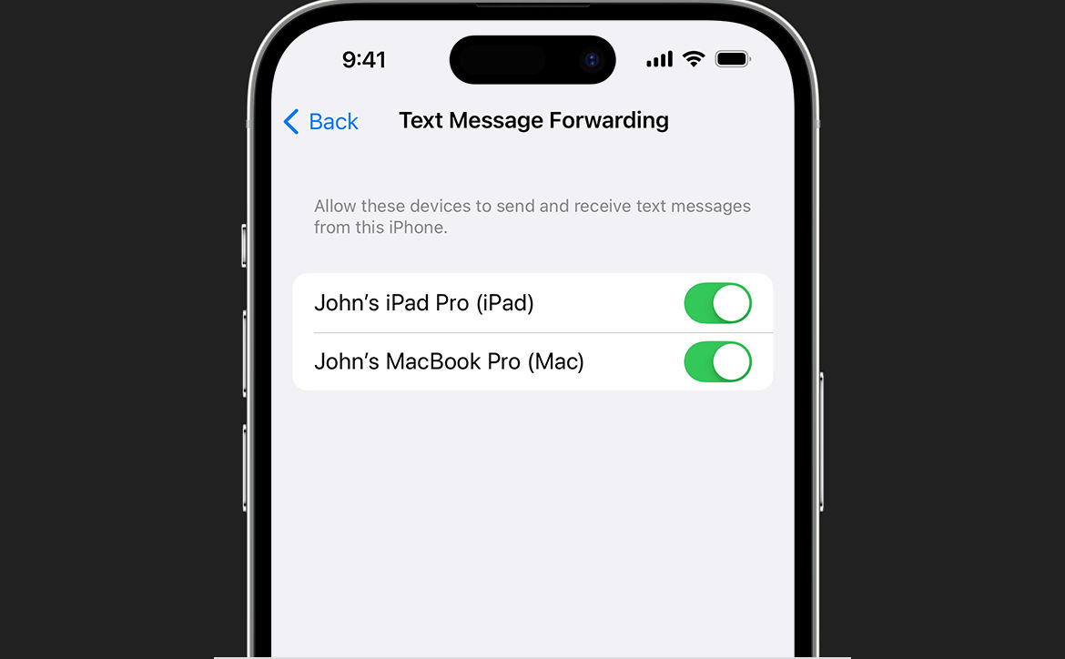 How to receive SMS/MMS text messages from iPhone to Mac or iPad