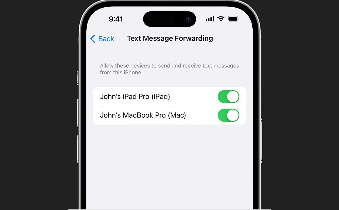 Cara menerima pesan teks SMS/MMS dari iPhone ke Mac atau iPad