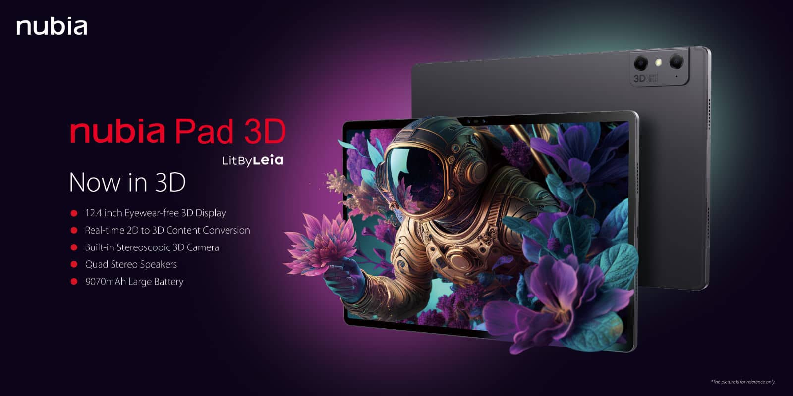 The nubia Pad 3D is now available for pre-order for $1,199