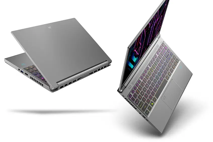 The Acer Predator Triton 14 gaming laptop