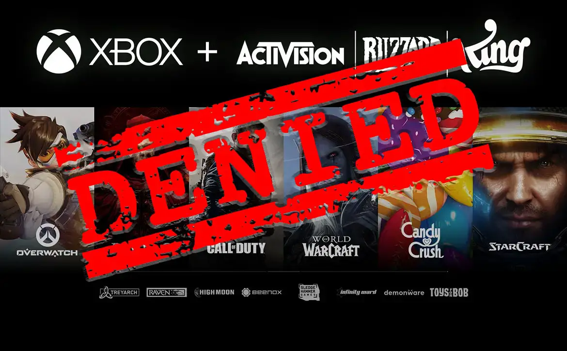 Microsoft Activision-Blizzard deal denied