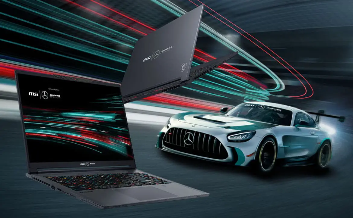 MSI Mercedes AMG laptop 2023 Computex Techaeris