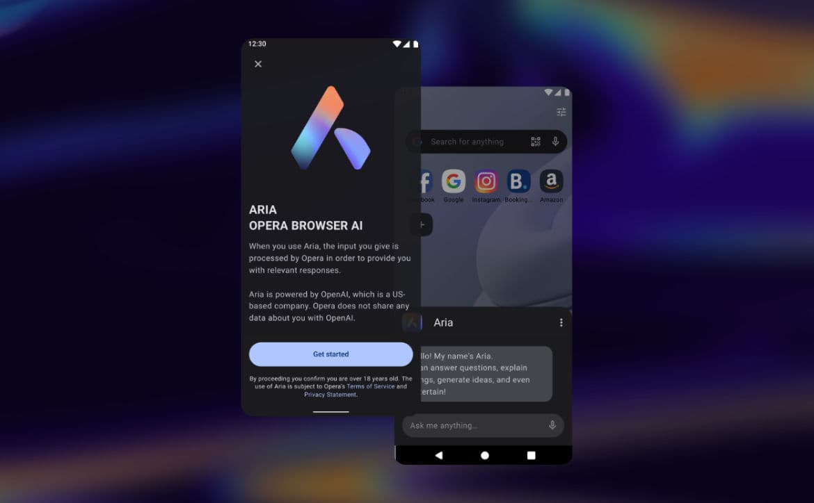Aria is Opera's new ChatGPT-powered AI tool