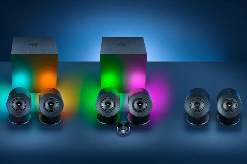 Lini speaker desktop PC Razer Nommo V2 menawarkan sesuatu untuk setiap titik harga
