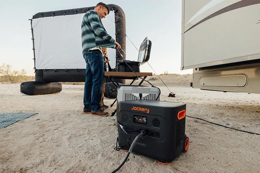 The Jackery Solar Generator 2000 Plus is perfect for camping, heavy-duty work, and home emergency use.