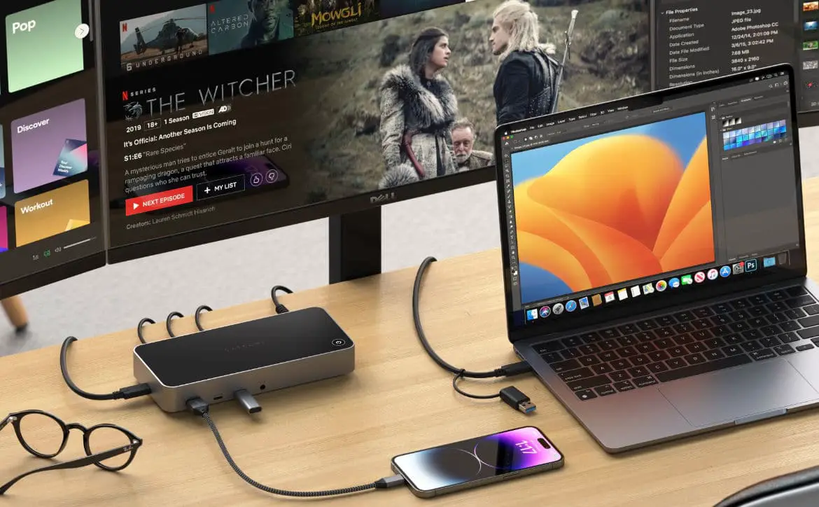 Satechi launches a triple 4K display docking station