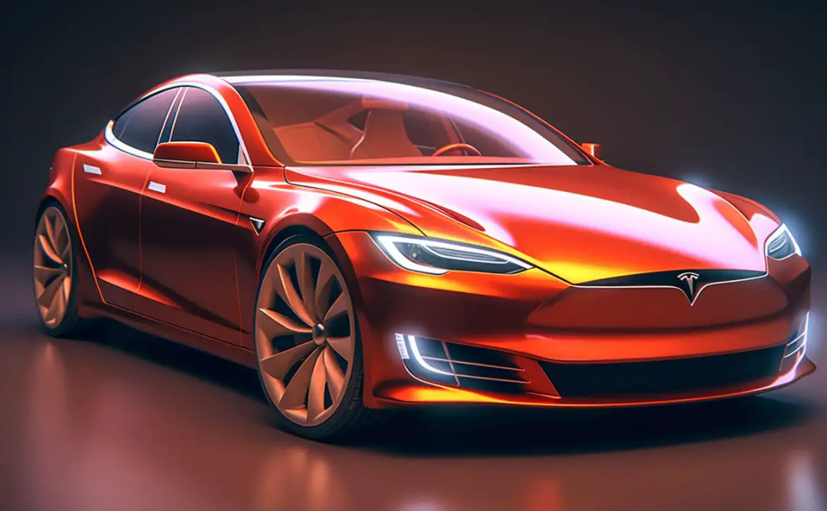 Tesla model S electric vehicle