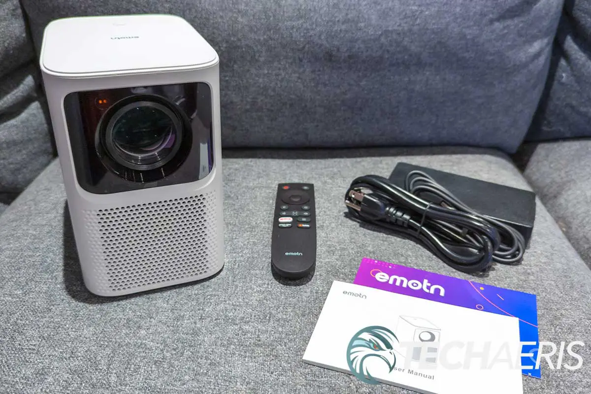 What's included with the Emotn N1 portable smart projector