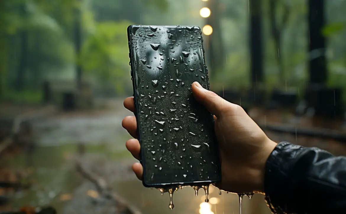 smartphone in the rain ip rating techaeris rain