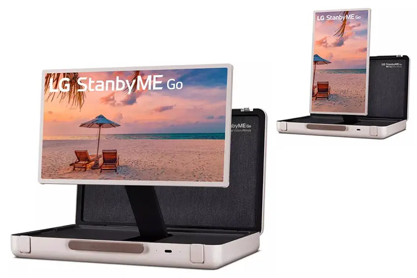 The LG StanbyME Go 27" portable LED TV screen