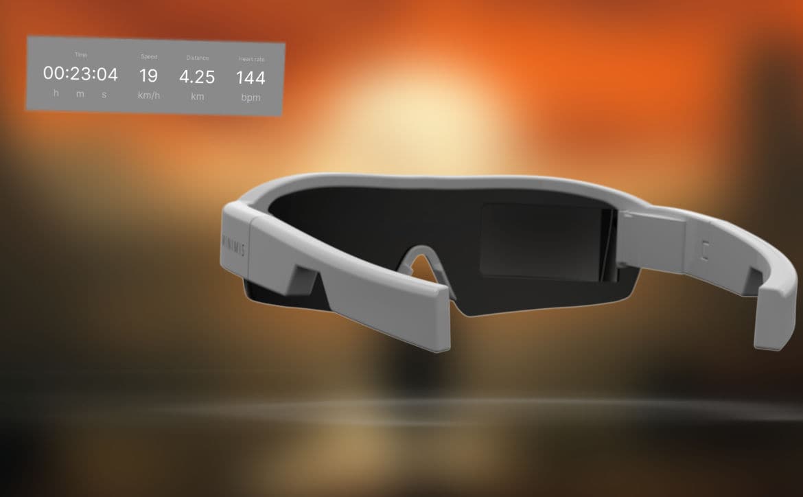 Minimis Glass are Smart HUD Sunglasses that display stats and maps