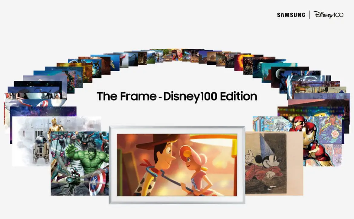 Samsung The Frame Disney100 Collab