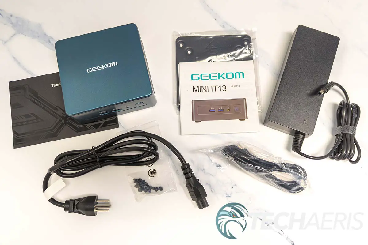 What's included with the GEEKOM Mini IT13 Mini PC