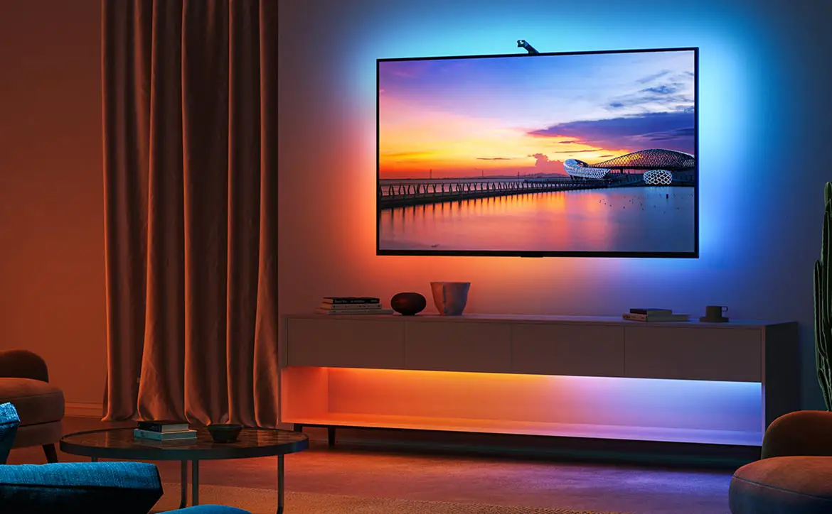 The Govee TV Backlight 3 Lite LED ligthstrip elevates your movie and TV watching experience