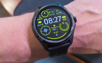 The Mobvoi TicWatch Pro 5 Wear OS Android smartwatch