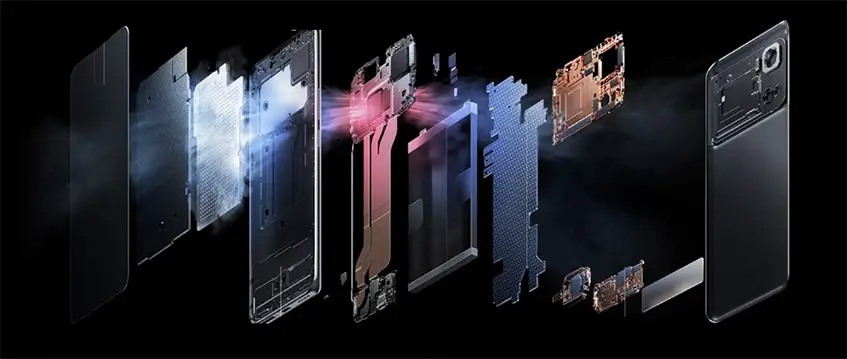The ICE 13 cooling system in the REDMAGIC 9 Pro gaming smartphone