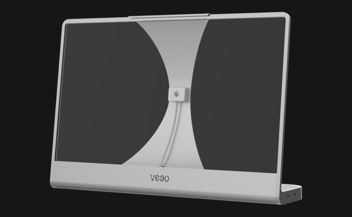 Veeo, a behind-display camera tech aimed at creating a more natural webcam experience