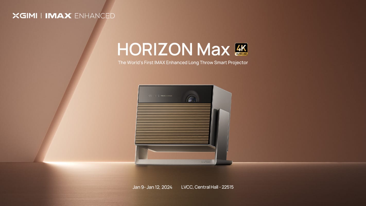 [CES 2024] XGIMI announces its new HORIZON Max and Aladdin smart projector lamp/speaker