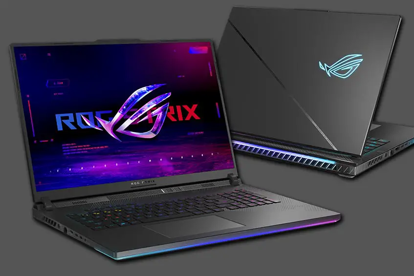 The ASUS ROG Strix SCAR 18 features a mini LED ROG Nebula HDR Display