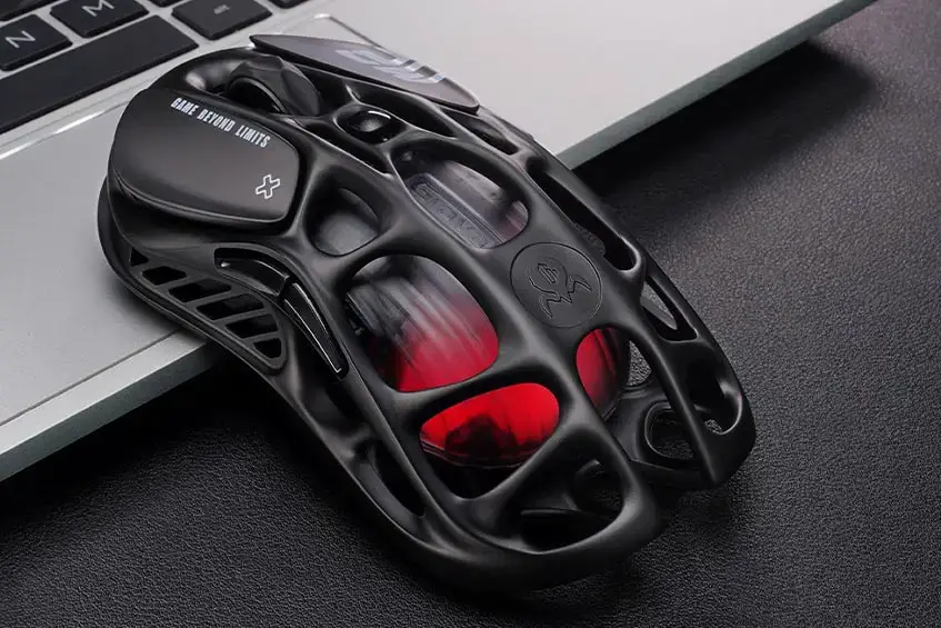 The GravaStar Mercury M2 Stealth gaming mouse