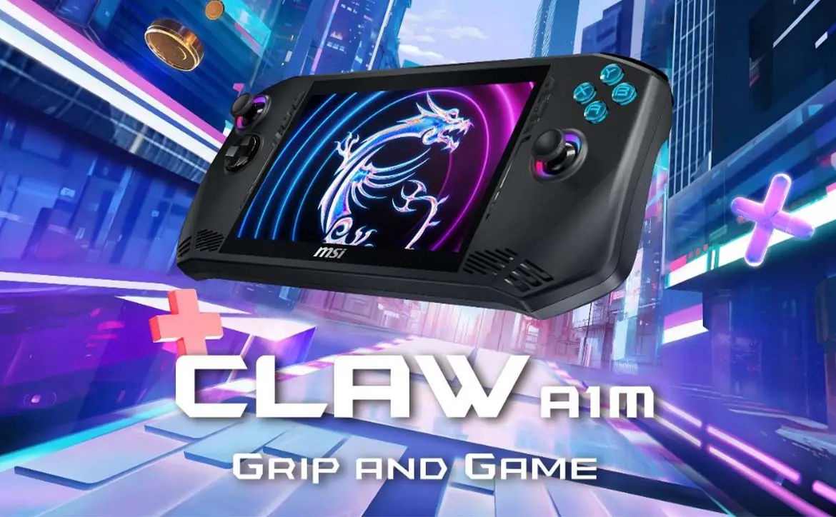The MSI Claw Intel Core Ultra-powered gaming handheld system