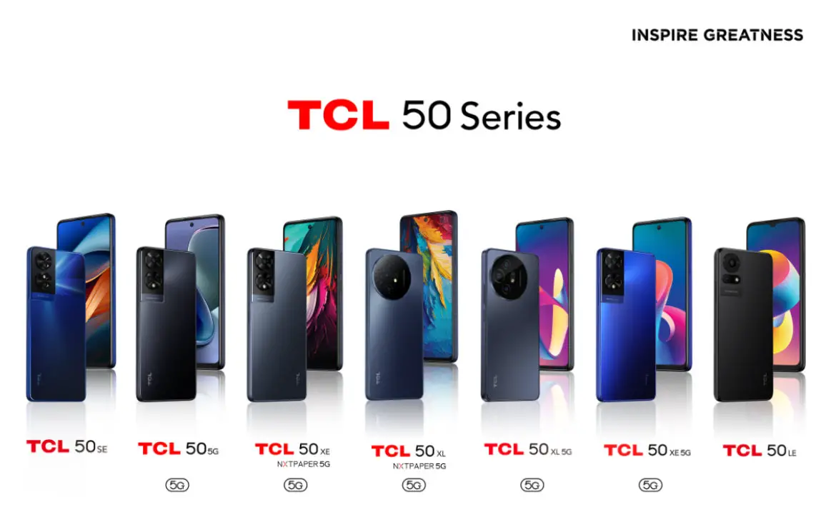 TCL Mobile 50 Series smartphones CES 2024