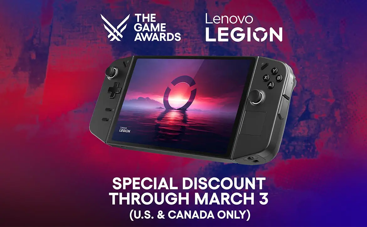Lenovo Legion Go Game Awards Discount