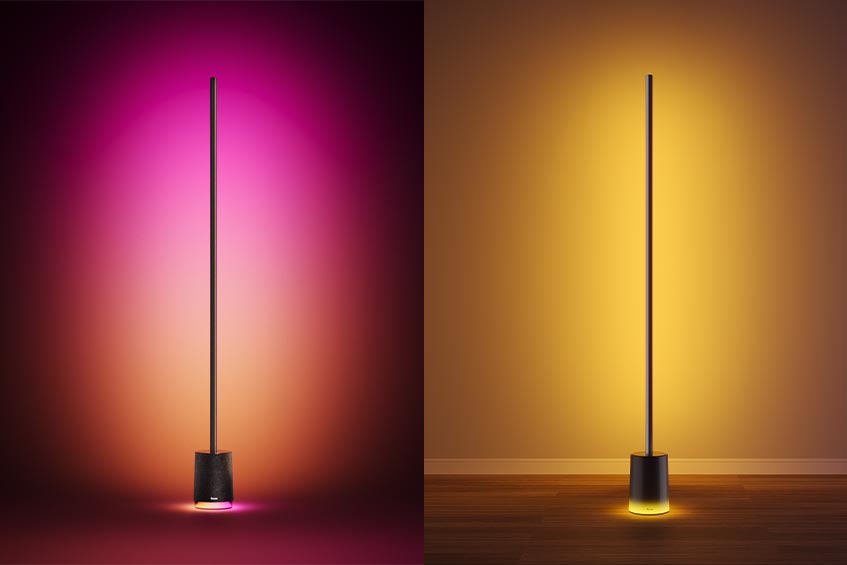 The Govee smart Floor Lamp Pro (left) and Floor Lamp 2