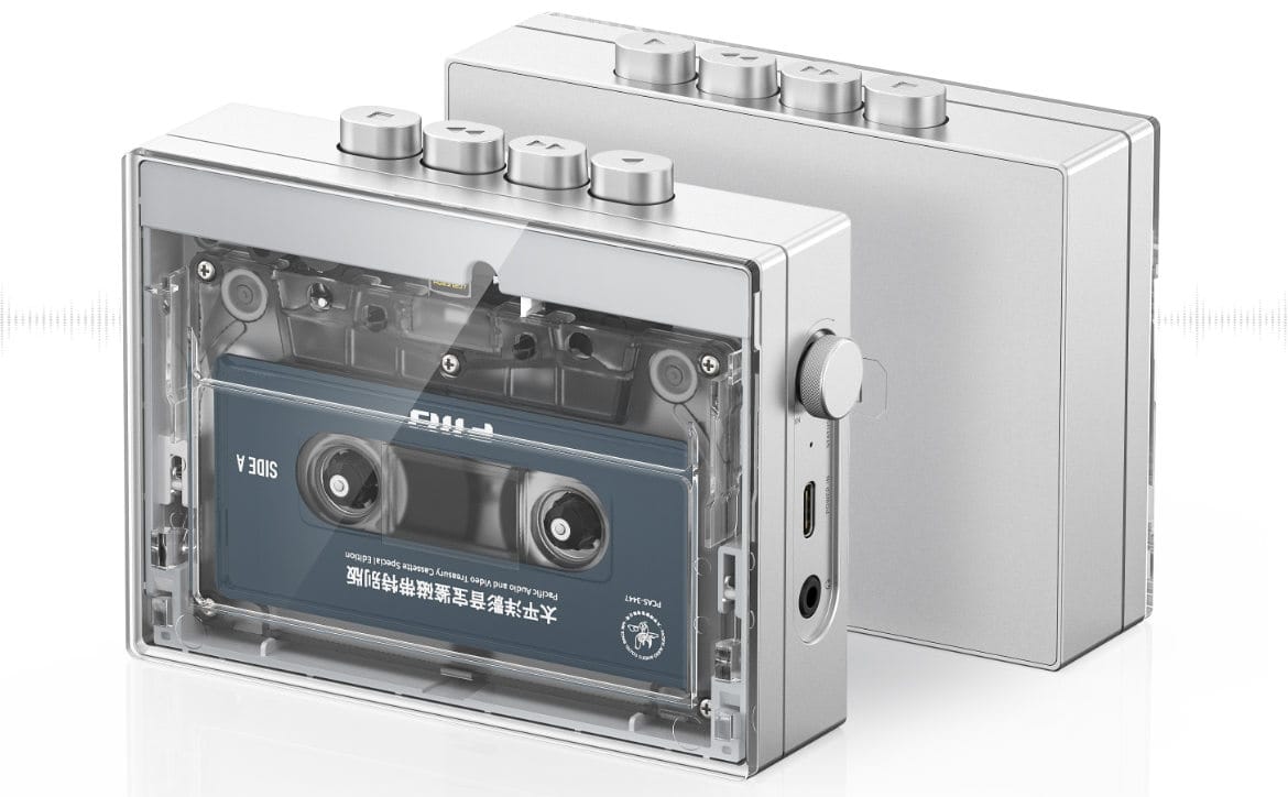 FiiO just released a transparent portable cassette player