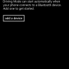 Windows Phone 8.1 Driving Mode Settings