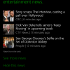 Windows Phone 8.1 Cortana Entertainment News