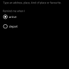 Windows Phone 8.1 Cortana Location Reminder