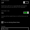 Windows Phone 8.1 Cortana Quiet Hours
