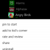 Windows Phone 8.1 Apps Screen